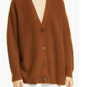 Jenni Kayne Cashmere Cocoon Cardigan in Russet